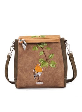 Hi Di Hi Crossbody/schoudertas Tweet TT08 Brown/Beige