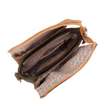 Hi Di Hi Crossbody/schoudertas Tweet  TT08 Brown/Beige