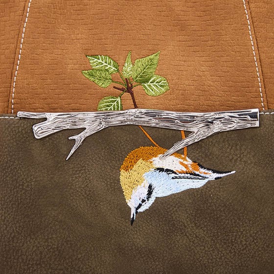 Hi Di Hi Handtas/schoudertas Flip  FP01 Orange/Brown