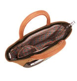 Hi Di Hi Handtas/schoudertas Flip  FP01 Orange/Brown