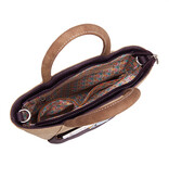 Hi Di Hi Handtas/schoudertas Flip  FP02 Beige/Purple