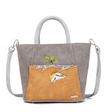 Hi Di Hi Handtas/schoudertas Flip FP03 Grey/Brown