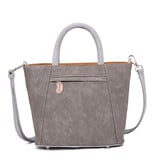 Hi Di Hi Handtas/schoudertas Flip FP03 Grey/Brown