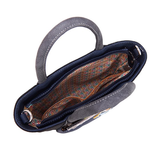 Hi Di Hi Handtas/schoudertas Flip FP04 Black/Blue