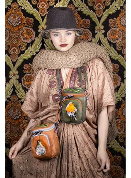 Hi Di Hi Schoudertasje/crossbody  Folliage FO03 Brown