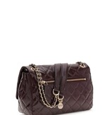 Guess Schoudertas Juliet doorgestikt Burgundy