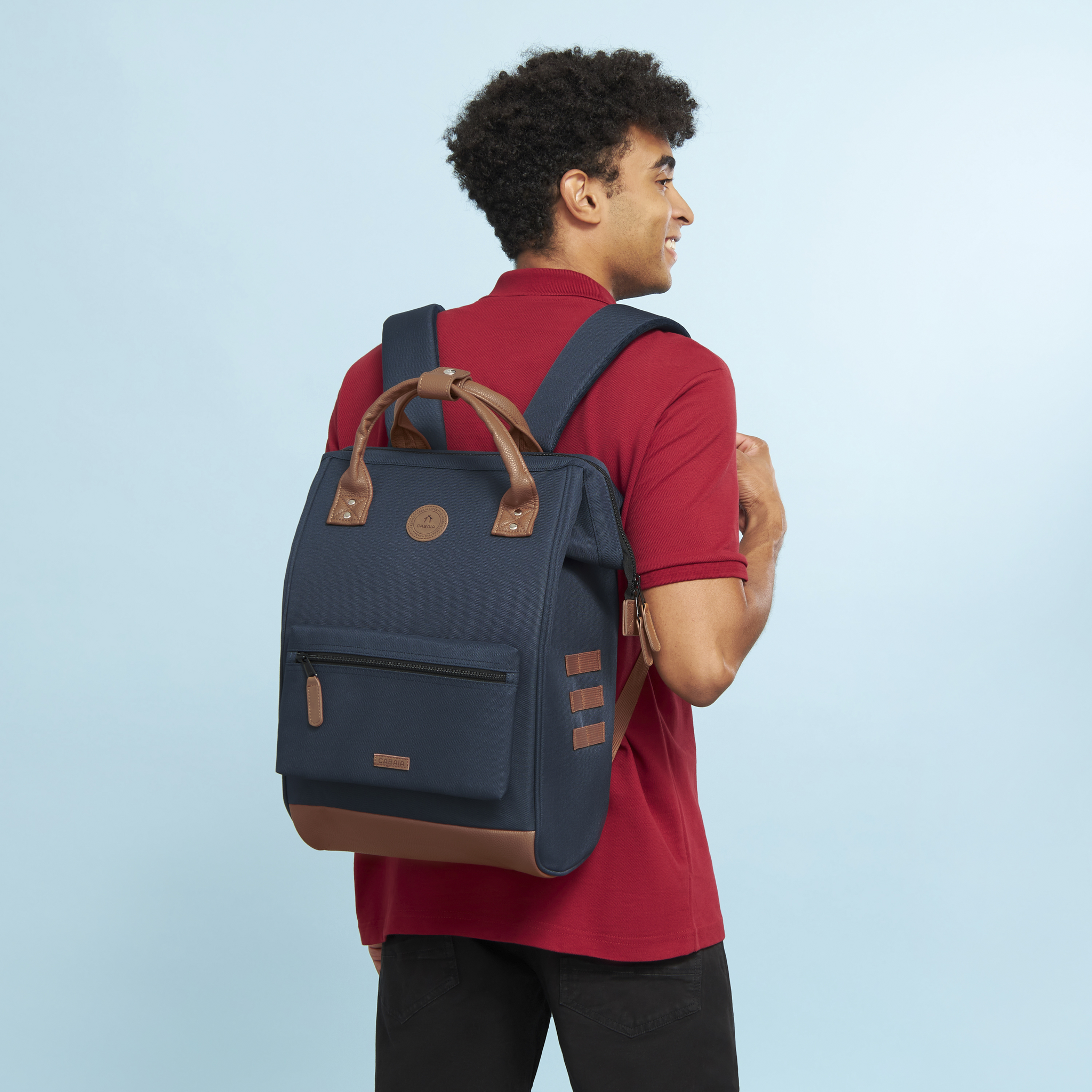 Cabaia Adventurer Rugzak L  Chicago Navy Brown
