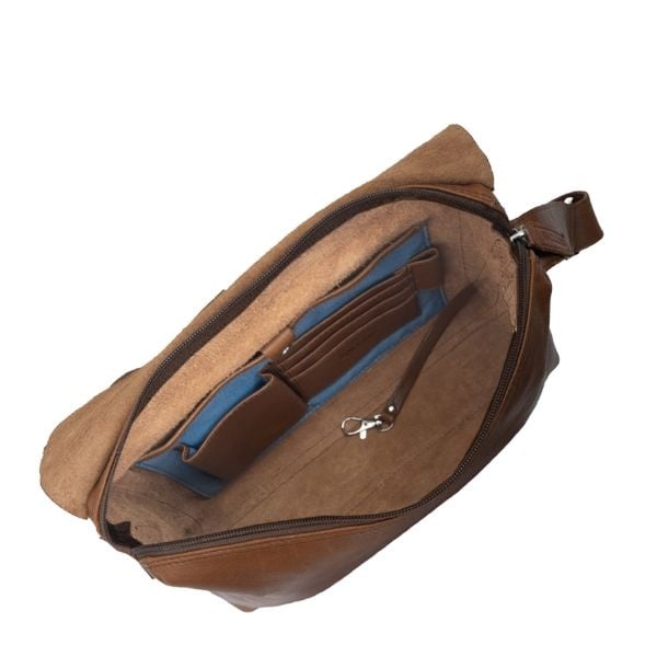Saccoo Leren schoudertas Santos M  87530