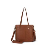Bag2Bag Leren soepele shopper Rome
