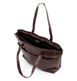 Bear Design Leren Shopper 'Nora' Andorra donkerbruin