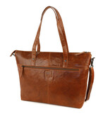 Bear Design Leren Shopper 'Nora' Andorra Cognac