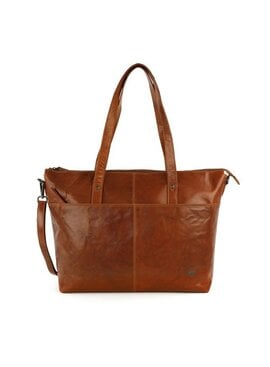 Bear Design Laptoptas/shopper 15.6” 'Manouk' Andorra Cognac