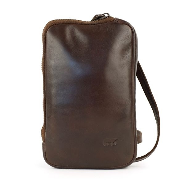 Bear Design Telefoon-/schoudertasje 'Camille' Brown