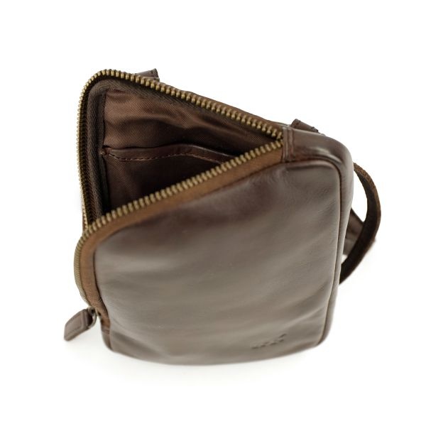 Bear Design Telefoon-/schoudertasje 'Camille' Brown