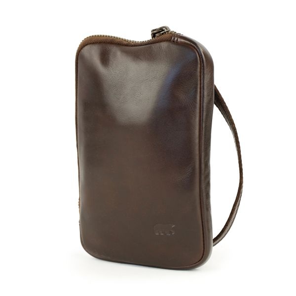 Bear Design Telefoon-/schoudertasje 'Camille' Brown