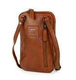 Bear Design Telefoon-/schoudertasje 'Camille' Cognac