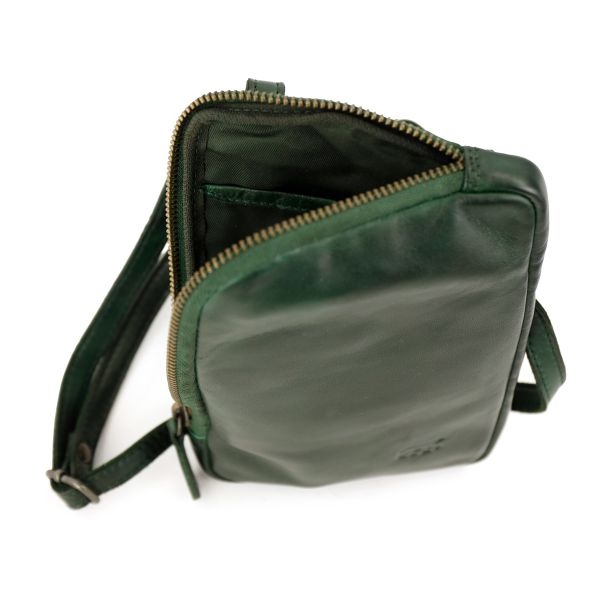 Bear Design Telefoon-/schoudertasje 'Camille' Green