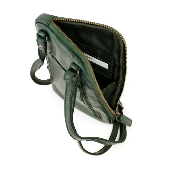 Bear Design Telefoon-/schoudertasje 'Camille' Green