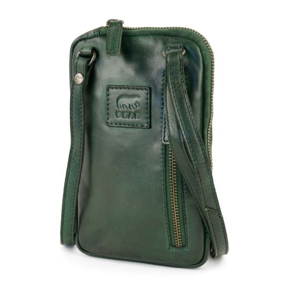 Bear Design Telefoon-/schoudertasje 'Camille' Green