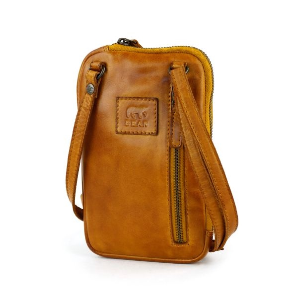Bear Design Telefoon-/schoudertasje 'Camille' Yellow