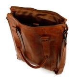 Bear Design Hand-/schoudertas met laptopvak 15.6” 'Freya' cognac