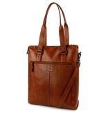 Bear Design Hand-/schoudertas met laptopvak 15.6” 'Freya' cognac