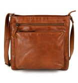 Bear Design Ruime schoudertas 'Marisa' cognac