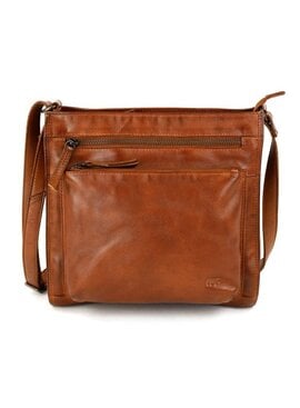 Bear Design Ruime schoudertas 'Marisa' cognac