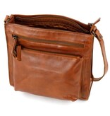 Bear Design Ruime schoudertas 'Marisa' cognac