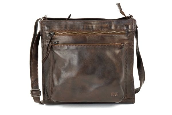 Bear Design Ruime schoudertas 'Marisa' Brown