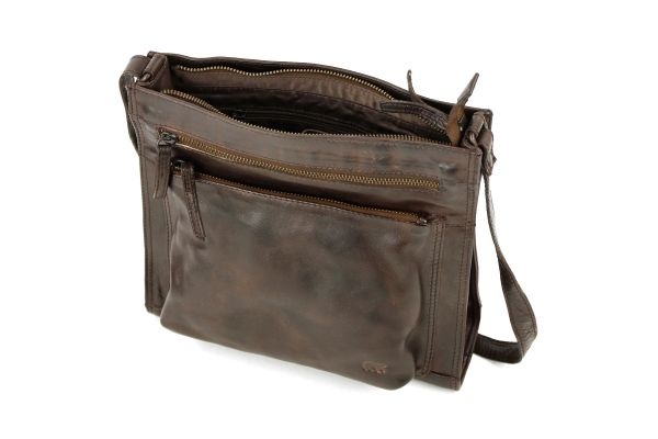 Bear Design Ruime schoudertas 'Marisa' Brown
