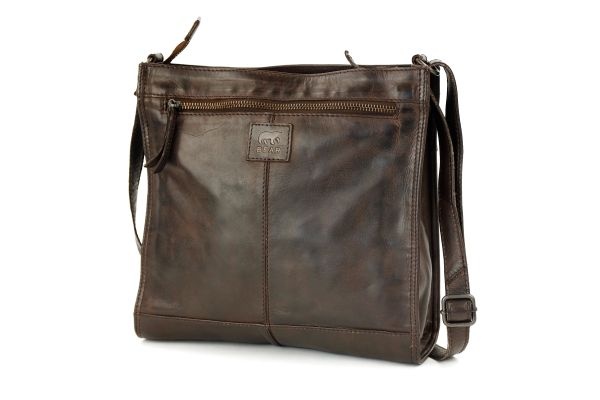 Bear Design Ruime schoudertas 'Marisa' Brown
