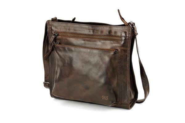 Bear Design Ruime schoudertas 'Marisa' Brown