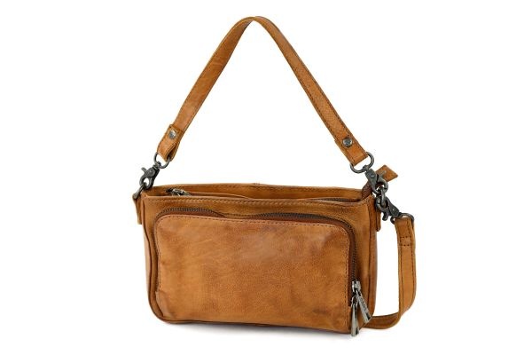Bear Design Klein hand-/schoudertasje 'Livia' Cognac