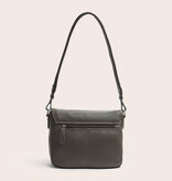 Chesterfield Leren schoudertas Clay Grey Miloa