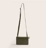 Chesterfield Leren Crossbody Tas Olijfgroen Brisa
