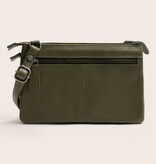 Chesterfield Leren Crossbody Tas Olijfgroen Brisa