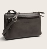 Chesterfield Leren Crossbody Tas Clay Grey Brisa