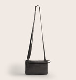 Chesterfield Leren Crossbody Tas Clay Grey Brisa