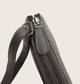 Chesterfield Leren Crossbody Tas Clay Grey Brisa