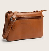 Chesterfield Leren Crossbody Tas Cognac Brisa