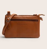 Chesterfield Leren Crossbody Tas Cognac Brisa