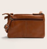 Chesterfield Leren Crossbody Tas Cognac Brisa