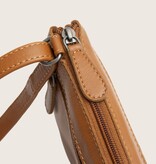 Chesterfield Leren Crossbody Tas Cognac Brisa