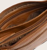 Chesterfield Leren Crossbody Tas Cognac Brisa