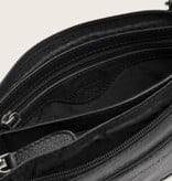 Chesterfield Leren Crossbody Tas Black Brisa