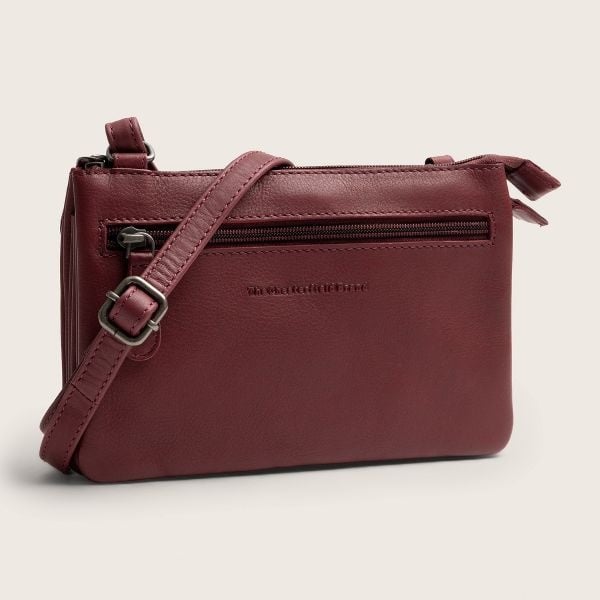 Chesterfield Leren Crossbody Tas Berry Brisa