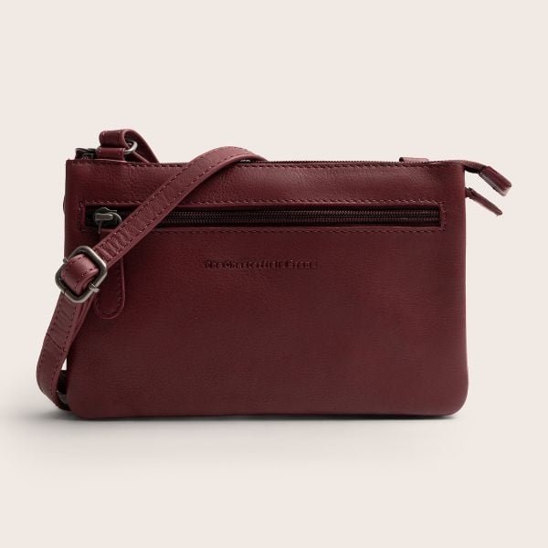 Chesterfield Leren Crossbody Tas Berry Brisa
