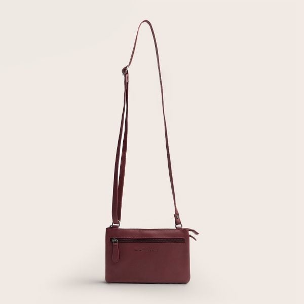 Chesterfield Leren Crossbody Tas Berry Brisa