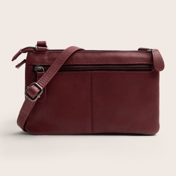 Chesterfield Leren Crossbody Tas Berry Brisa
